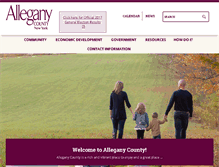 Tablet Screenshot of alleganyco.com